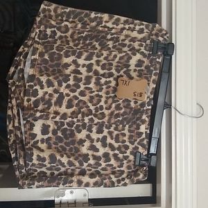 Leopard shorts